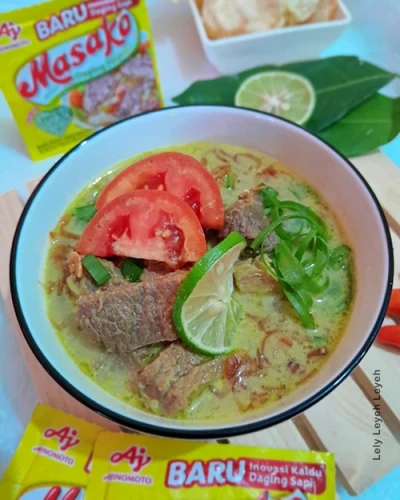SOTO DAGING KUAH SANTAN