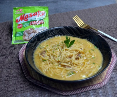 Spaghetti Kuah Keju