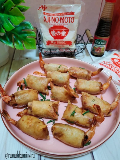 Spring roll prawns