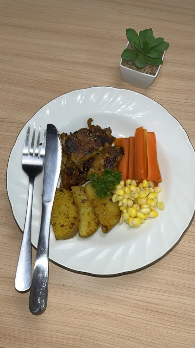 Steak Ayam Saori Lada Hitam