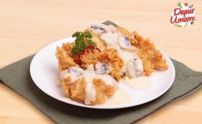 Steak Ayam Saus Jamur ala Sajiku®