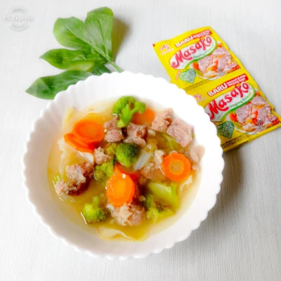 Sup Daging Brokoli Wortel