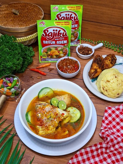 SUP IKAN KAKAP MAK BENG BALI ala Sajiku Sayur Asem