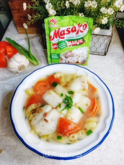 Sup Ikan Masako Kaldu Jamur Ala Mami Abe