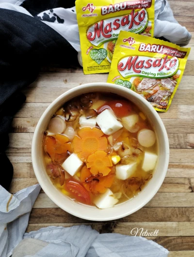 Sup Putih Telur Masako