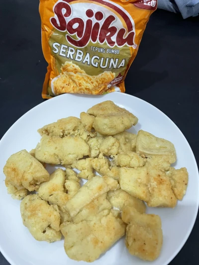 Tahu geprek crispy ala sajiku