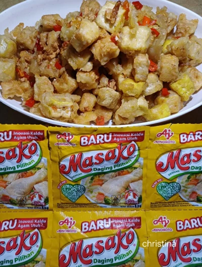 Tahu plus tempe Cabe Garam