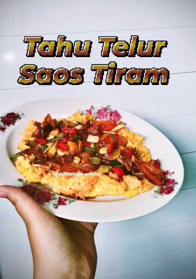 Tahu Telur Saos Tiram