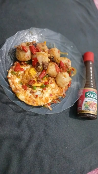 Telur Bakso ala Saos Tiram