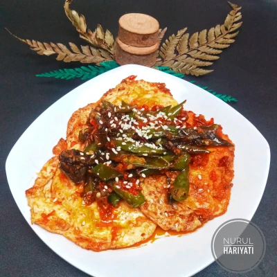 Telur Ceplok Sambel Ijo