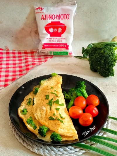 TELUR DADAR BROKOLI ala AJINOMOTO #Brokolicious
