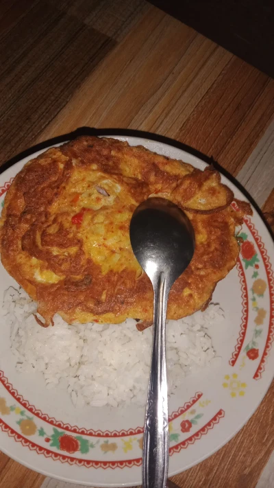 Telur dadar sambal