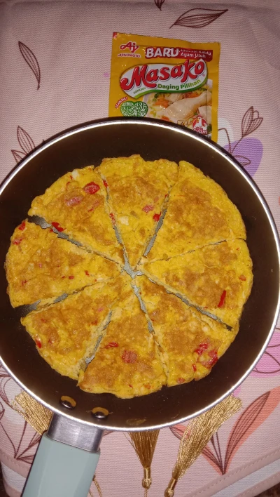 Telur dadar tahu