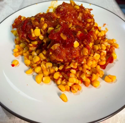 Telur Merah Mandi Jagung