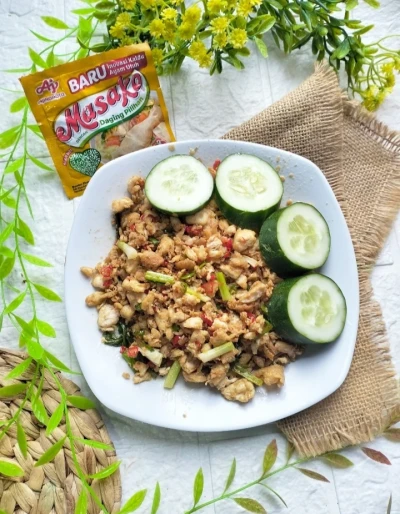 Telur Tahu Orak Arik Cabe Garam