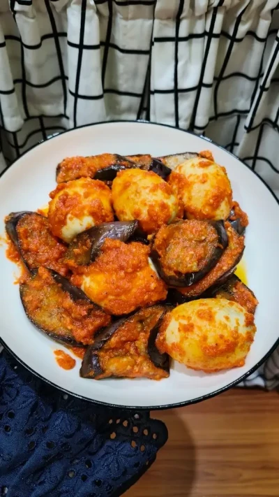 Telur terong balado pedas