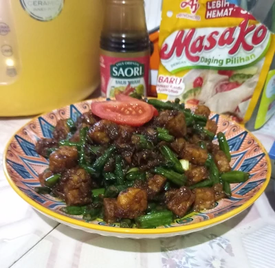 Tempe Kecap Sayur Manis ala @saori