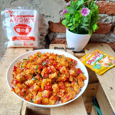 Tempe Pedas Daun Jeruk