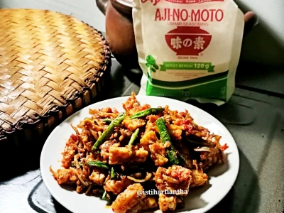 Tempe Sambal Teri Kacang Panjang