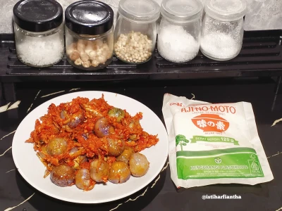Teri Balado Terong Bulat Ungu