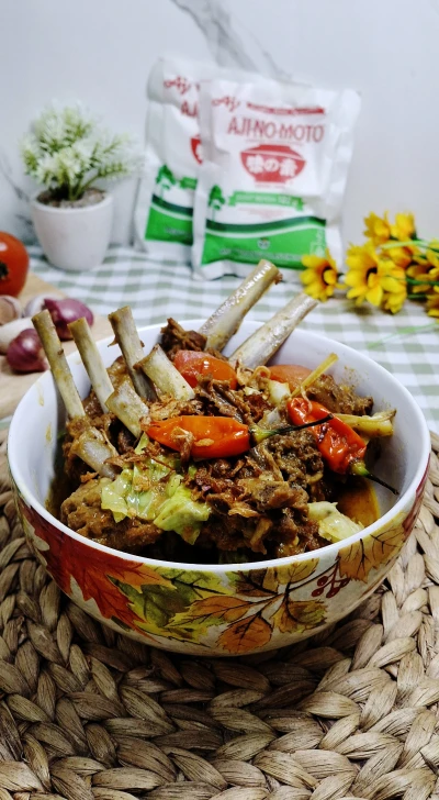 Tongseng Iga Kambing Ala Ajinomoto