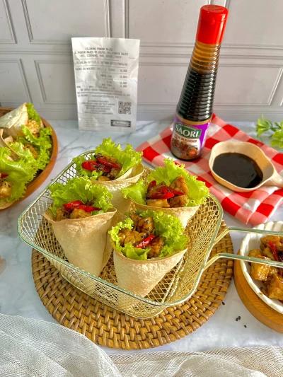 Tortilla Cone Tempe Bulgogi