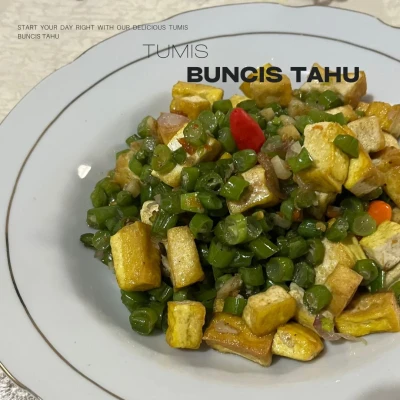 Tumis buncis tahu