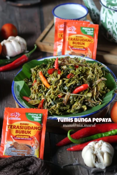 Tumis Bunga Pepaya
