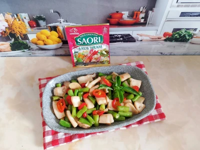 Tumis Cumi Buncis Saori Saus Tiram