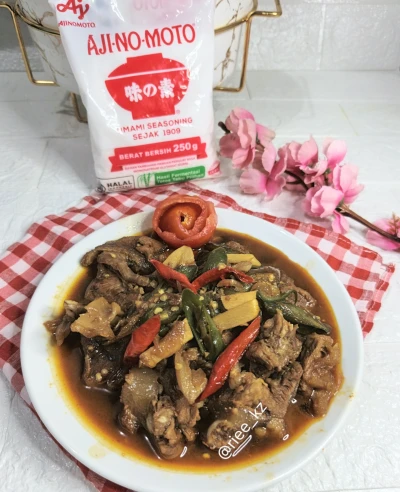 Tumis Daging Sapi Pedas ala Ajinomoto