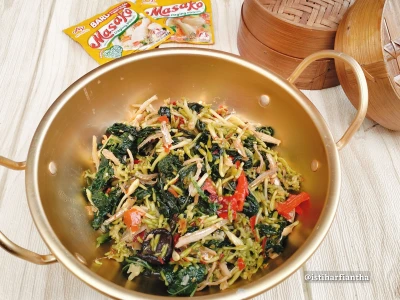 Tumis Daun Bunga Pepaya
