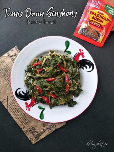 Tumis Daun Singkong Bumbu Terasi