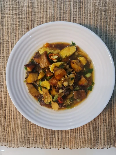 Tumis Ikan Asap Putren