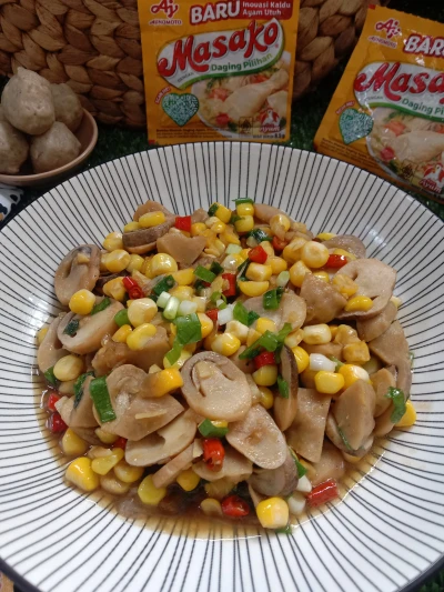 Tumis jamur merang