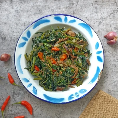 Tumis Kangkung Belut Asap