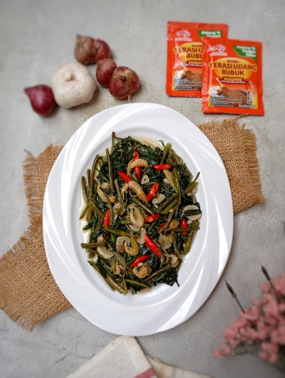 Tumis Kangkung Terasi Udang