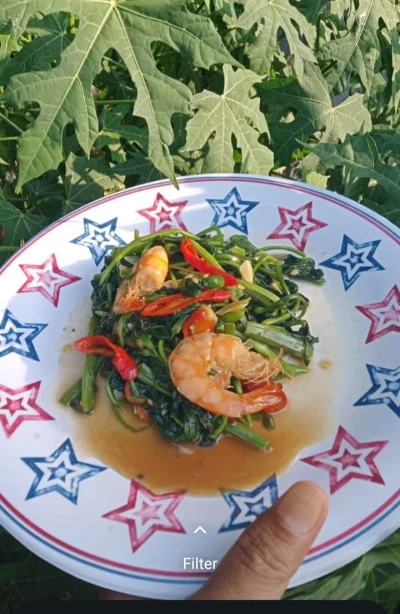 Tumis Kangkung Udang
