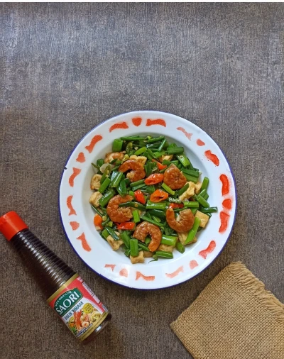 Tumis Kembang Bawang Udang