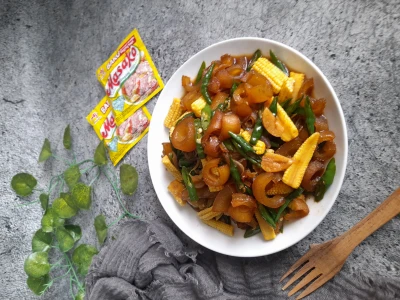 Tumis Kikil Putren Cabe Hijau