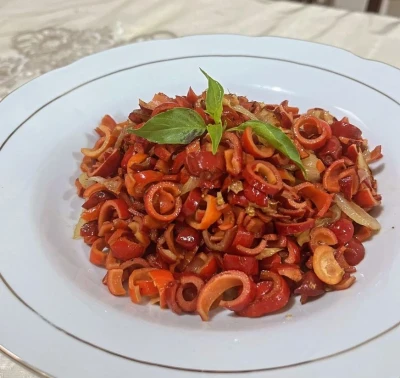 Tumis kulit melinjo