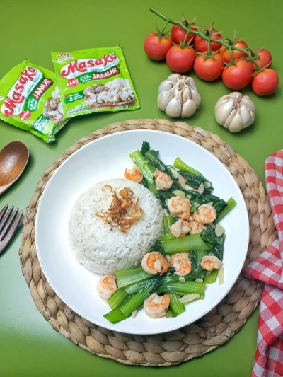 Tumis Pakcoy Udang