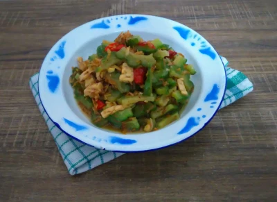 Tumis Pare Udang Rebon