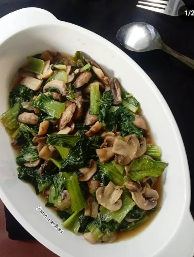 Tumis pokcoy jamur tiram SAORI®