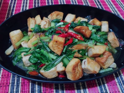 Tumis sawi hijau
