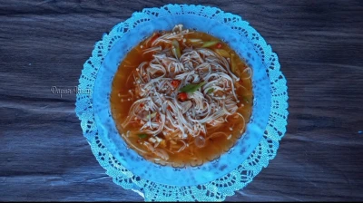Tumis sayur enoki