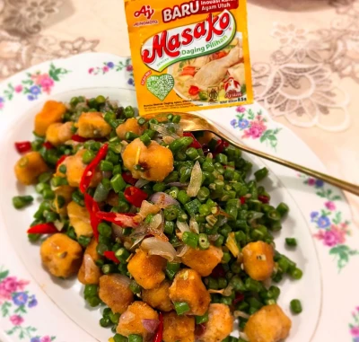 Tumis Tahu Kacang ala Masako
