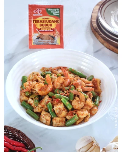 Tumis Tahu Udang Buncis