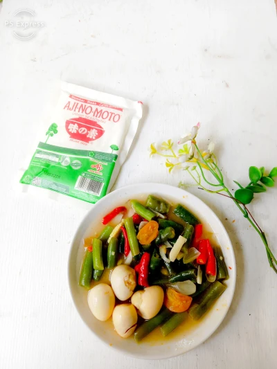 Tumis Telur puyuh Buncis