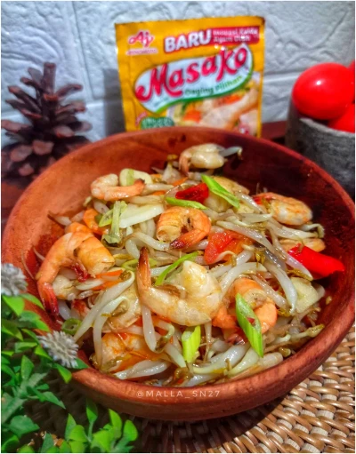 Tumis toge udang