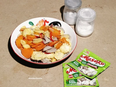 Tumis Wortel Putren Bakso